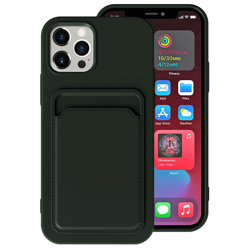 Compatible with Apple, Cross Border Suitable For Iphone12 Integrated Frosted Card Case Mobile Phone Shell Xr 11Tpu Card Soft Shell Spot E-Commerce Compatible with Apple, Cross Border Suitable For Iphone12 Integrated Frosted Card Case Mobile Phone Shell Xr 11Tpu Card Soft Shell Spot E-Commerce